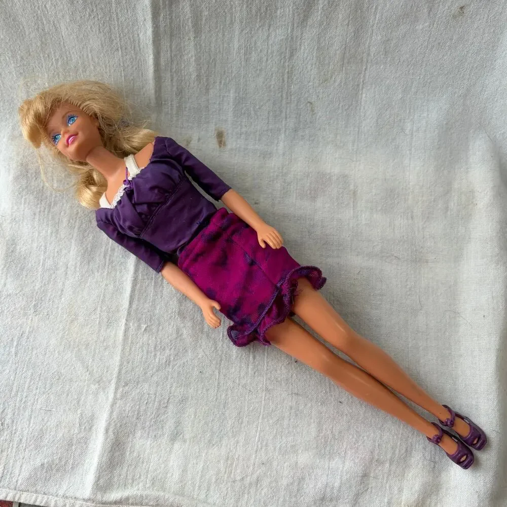 Vtg Barbie Superstar Face Fashion Avenue Metro Glam Boutique Blonde Blue Eyes
